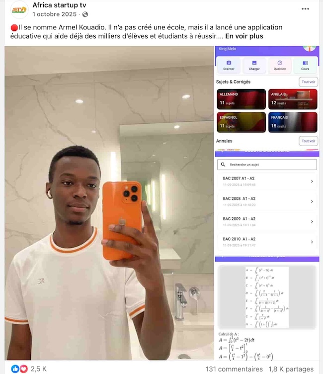 Reportage Africa Startup TV sur LE KPAO