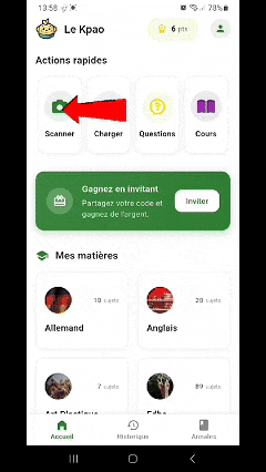 Démo application Le Kpao