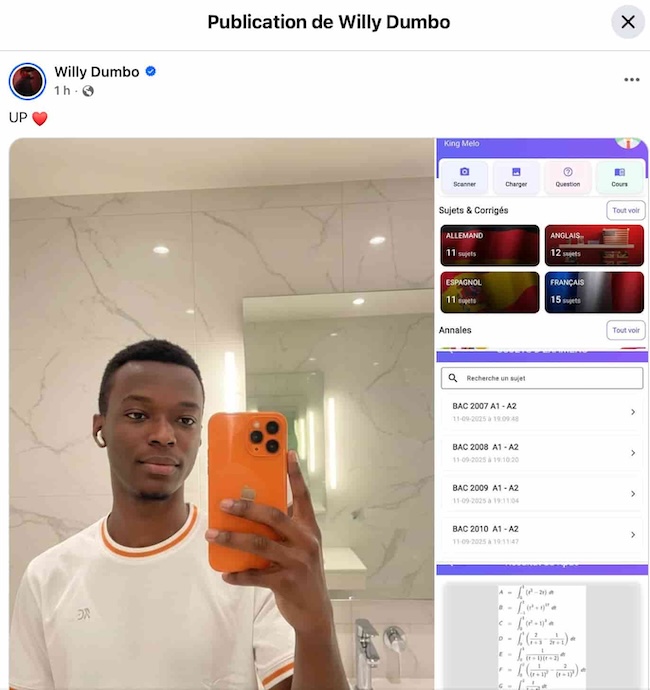 Publication de Willy Dumbo sur LE KPAO